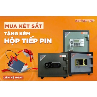 [KÉT SẮT CỠ NHỎ] Két sắt Việt Tiệp KKS031 khách sạn Màu Đen