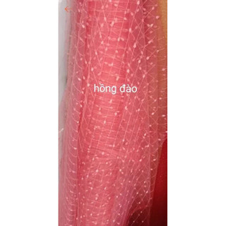 Vải voan lưới may váy