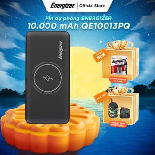 Pin dự phòng Energizer 10000mAh QE10013PQ - 3 cổng sạc ra tiện lợi, tích hợp sạc nhanh - Hàng chính hãng