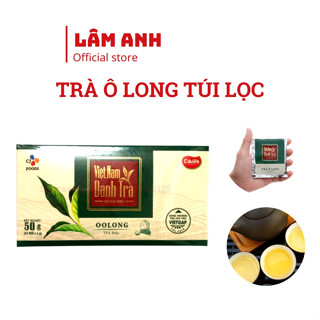 Trà Ô Long Túi Lọc Cầu Tre - Trà Xanh O Long Phúc Long Pha Trà Sữa 50g