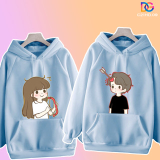 Áo hoodie cặp đôi dễ thương LA.S16 GOAT STORE