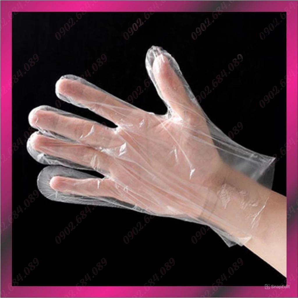 100 gram bao tay nilon - Bao tay dùng 1 lần
