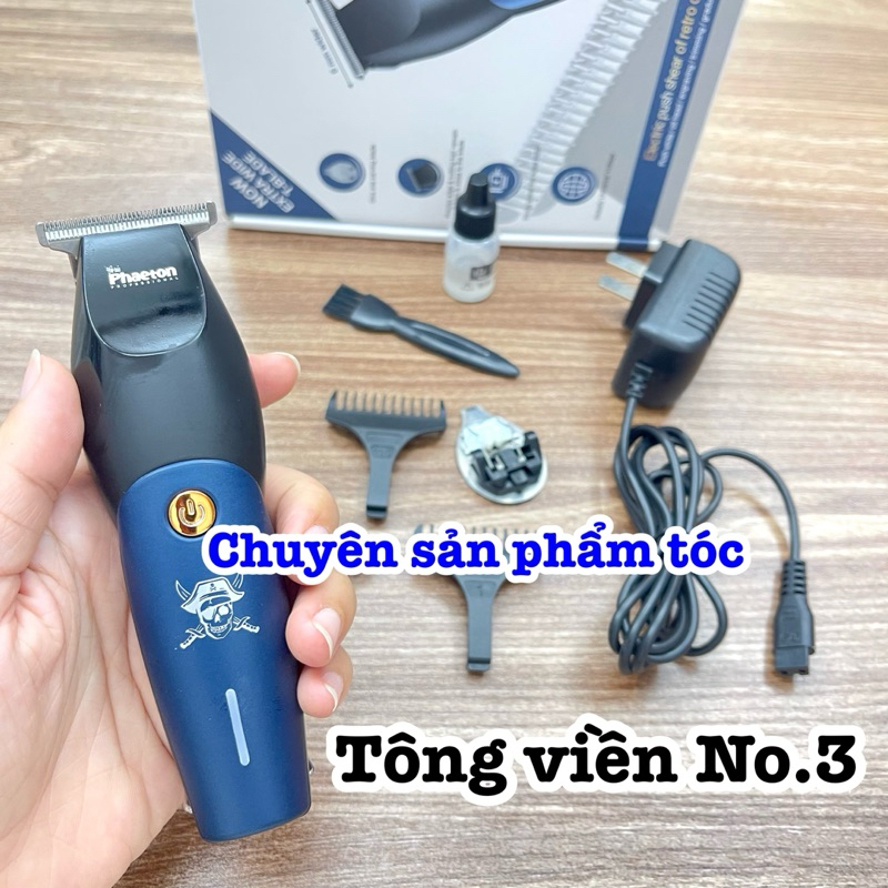 ✅Phaeton Tông đơ chấn viền cao cấp No3 - Model No3, động cơ lõi đồng, lưỡi cạo thép không gỉ, pin 1500mAh
