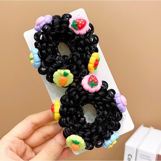 Dây Cột Tóc Giả - Buộc Tóc Cho Bé Gái Kiểu Búi Tóc Natra