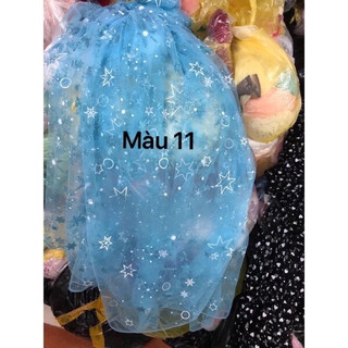 Vải voan lưới may váy elsa