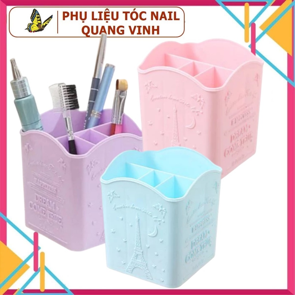Hộp đựng cọ vẽ nail paris