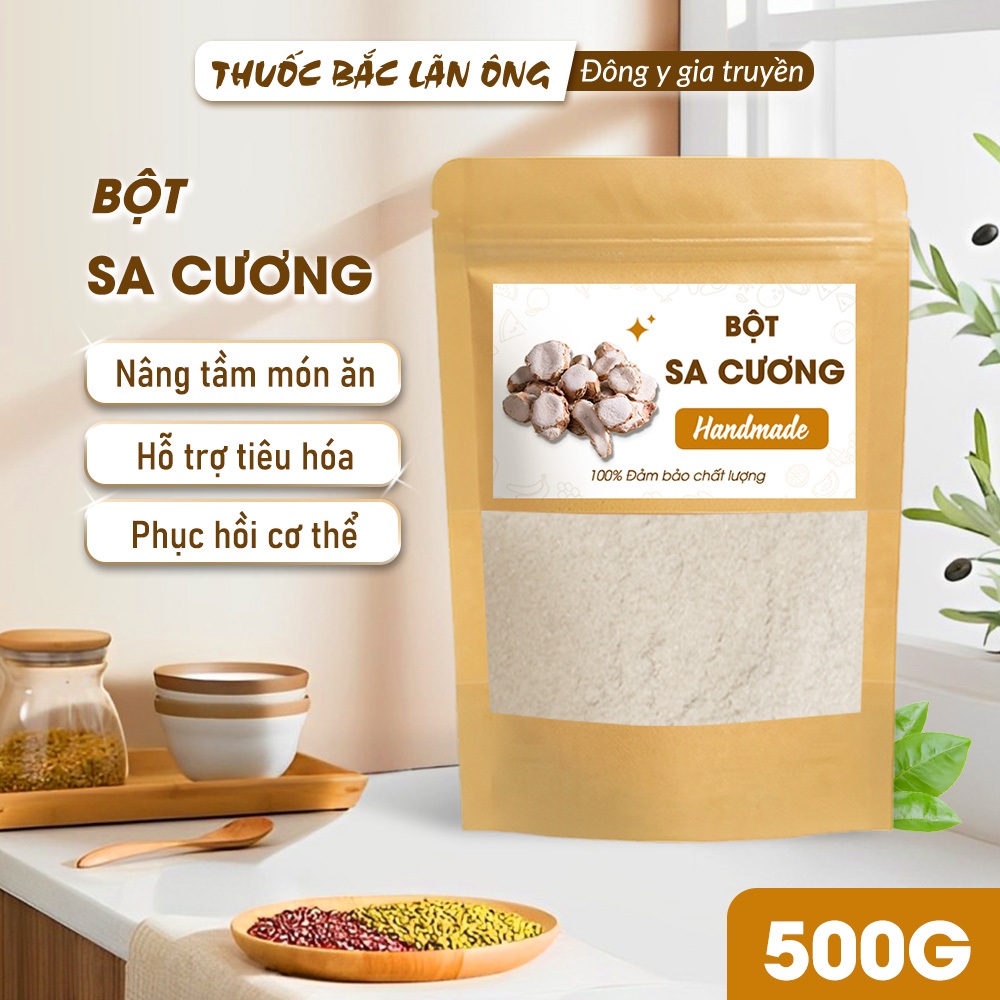 Bột sa cương 500g, bột địa liền, tam nại nguyên chất, gia vị tẩm ướp các món quay, nướng, thơm ngon