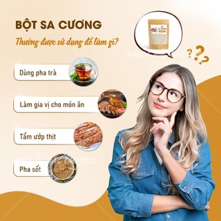 Bột sa cương 500g, bột địa liền, tam nại nguyên chất, gia vị tẩm ướp các món quay, nướng, thơm ngon