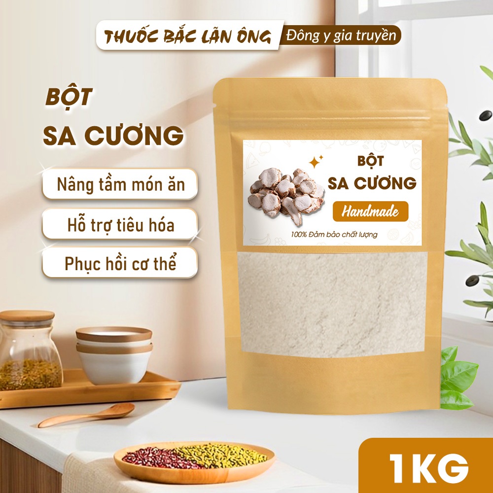 Bột sa cương 1kg, bột địa liền, tam nại nguyên chất, gia vị tẩm ướp các món quay, nướng, thơm ngon