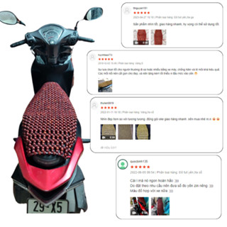 Miếng lót yên xe máy hạt gỗ full yên