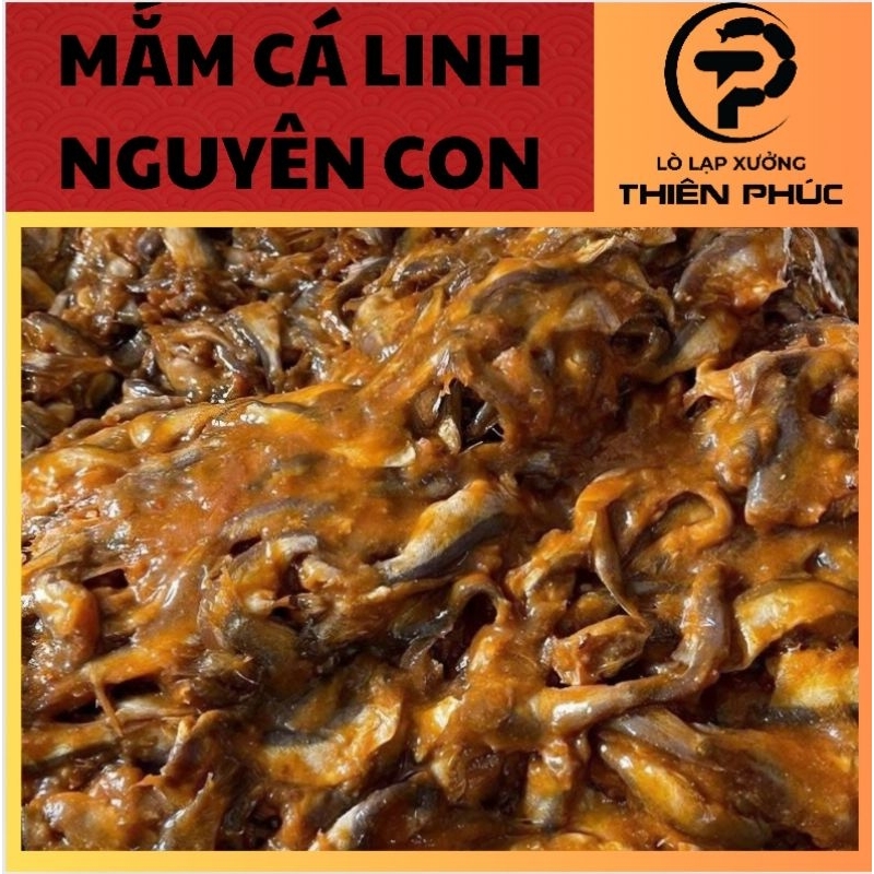 HỦ 500G - MẮM CÁ LINH CHÂU ĐỐC