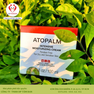 Kem dưỡng ẩm ATOPALM - Giữ ẩm hiệu quả, hỗ trợ dưỡng ẩm cho người bị Viêm da cơ địa. Cho TrE, PNCT