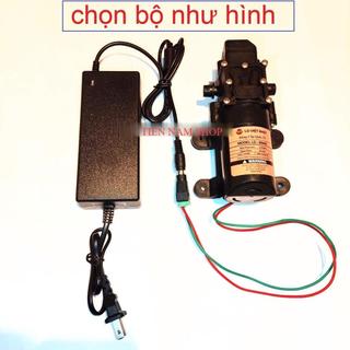máy bơm nước mini 12v áp lực cao - (bơm tăng áp mini 12v+chuyển ống 8mm)