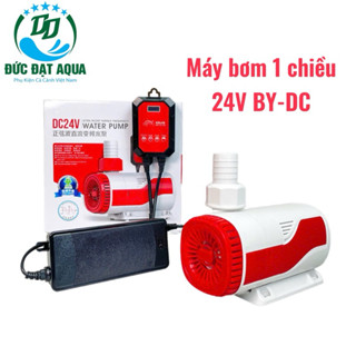 Máy bơm Baoyu BY-DC điện 1 chiều 24v an toàn, chống giật bảng điều khiển 12 chế độ, cho bể cá cảnh