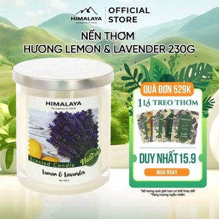 Nến thơm Himalaya hương Lemon & Lavender 230g