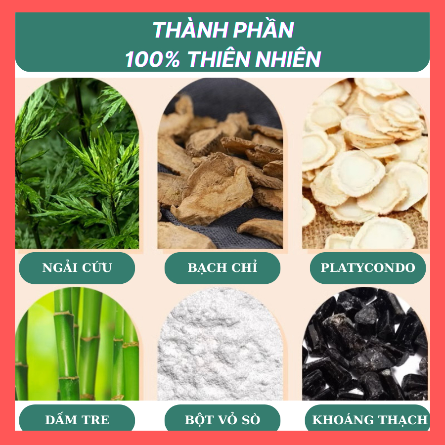 Miếng Dán Thải Độc Chân Ngải Cứu Giúp Ngủ Ngon Giảm Nhức Mỏi Thải Độc Chân Thanh Lọc Cơ Thể