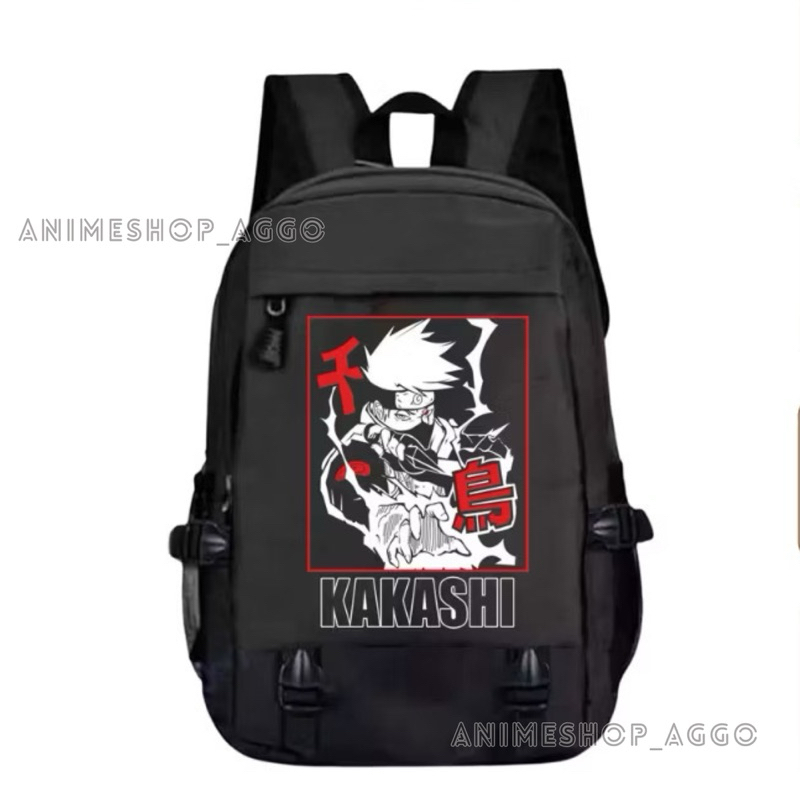 Balo học sinh Naruto, cặp Uchiha Itachi , Uzumaki Naruto , Hatake Kakashi thiết kế unisex cực đẹp