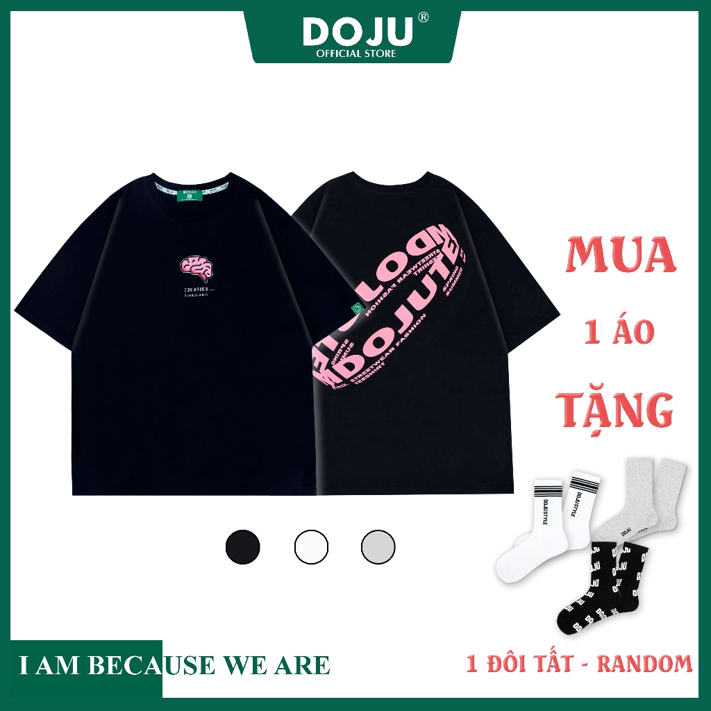 Áo Thun DOJU Form Rộng A024 Circle Unisex Oversize T-Shirt
