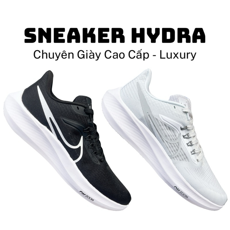 Giày Thể Thao Nam Nữ zoom pega.sus 39 Trắng, Đen