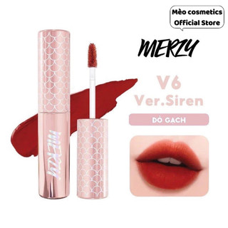 [NEW][PHIÊN BẢN V6 SIREN] Son Kem Lì, Bền Màu, Lâu Trôi Merzy The First Velvet Tint 4.5g