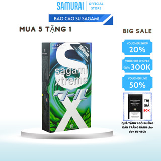 Bao Cao Su Sagami Spearmint, Kéo Dài Thời Gian, Hương Bạc Hà Hộp 10 Chiếc