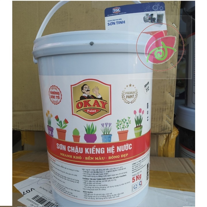Sơn chậu cảnh 5 ký