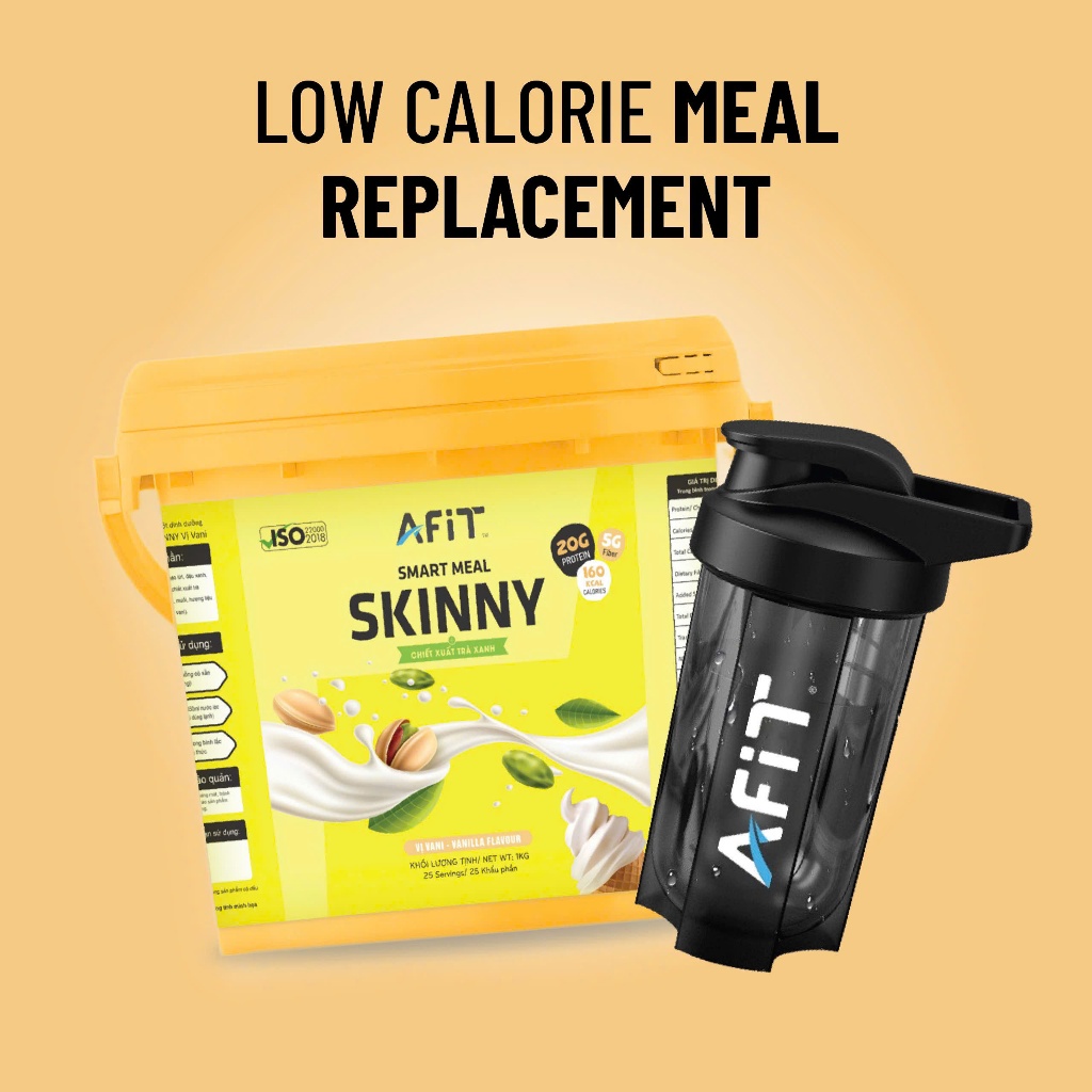 Giảm cân đốt mỡ SKINNY AFIT - giảm cân giảm mỡ cấp tốc an toàn hiệu quả, HỘP 1KG