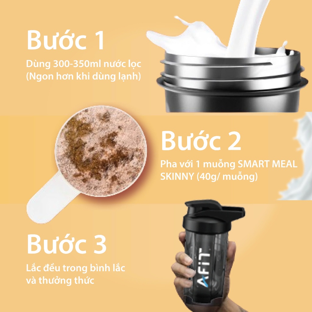 Giảm cân đốt mỡ SKINNY AFIT - giảm cân giảm mỡ cấp tốc an toàn hiệu quả, HỘP 1KG