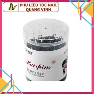 Kẹp chữ u trang điểm bới tóc (hộp 100 cây đủ 3 size s, m, l)