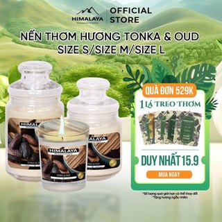 Nến thơm Himalaya hương Tonka & Oud size S/size M/size L