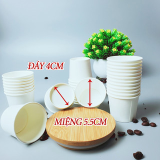 50 Cốc giấy 75ml ~ 2,5oz NHẬP KHẨU HÀN QUỐC