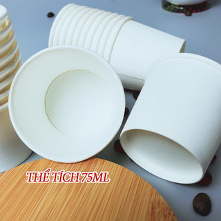 50 Cốc giấy 75ml ~ 2,5oz NHẬP KHẨU HÀN QUỐC