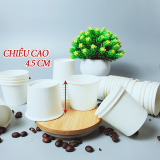 50 Cốc giấy 75ml ~ 2,5oz NHẬP KHẨU HÀN QUỐC