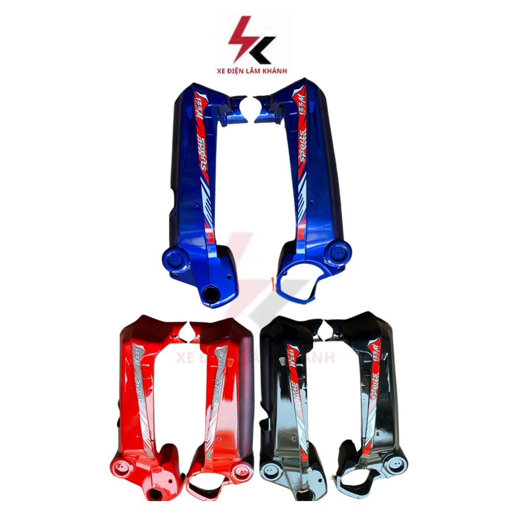 Quây bình hai bên xe điện 133M, Ốp sườn hai bên xe điện 133M (4 bình nhỏ) - nhựa dầy có sẵn tem nước