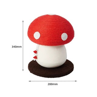 trụ cào móng cây nấm đỏ cho mèo - T3 PETS SHOP