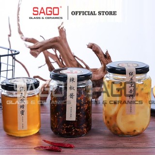Hũ Thủy Tinh 220ml nắp Thiết