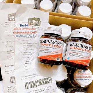 Blackmores vitamin d3 1000iu 60 viên, vitamin d3 blackmores cho người lớn từ 18 tuổi