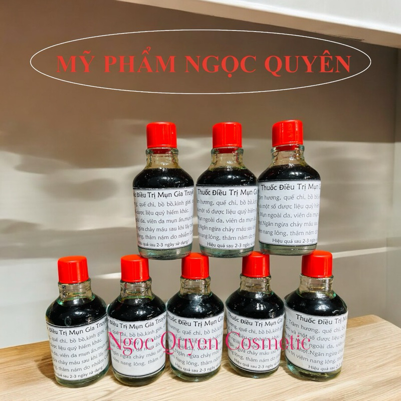 Chai nước chấm mụn gia truyền