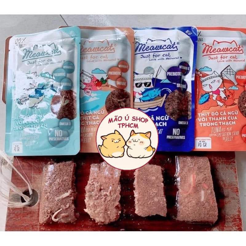 MEOWCAT PATE MÈO - GÓI 70g