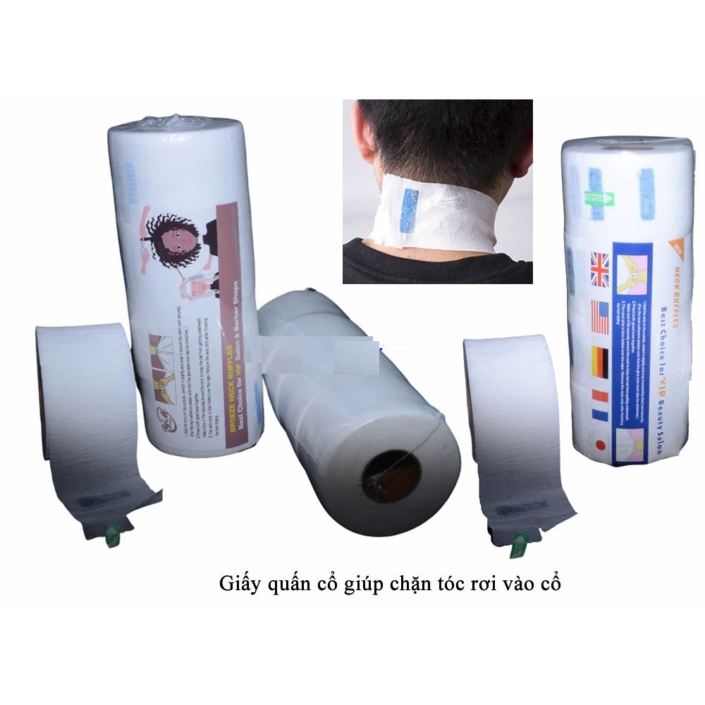 Giấy baber lót quấn cổ tóc