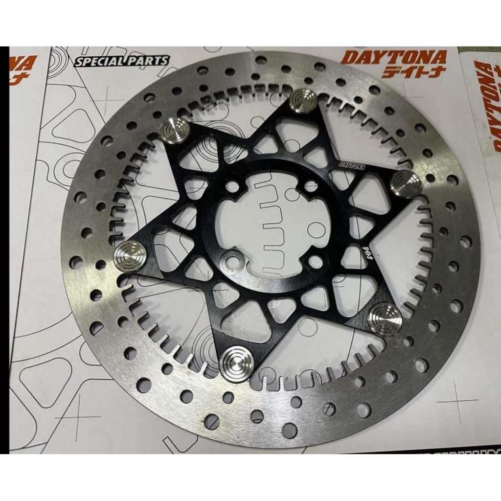 (Disc Daytona 267mm Ắc Inox P1) Đĩa Dĩa 267 Daytona cho xe 4 lỗ đĩa tự mua bát heo thay vô