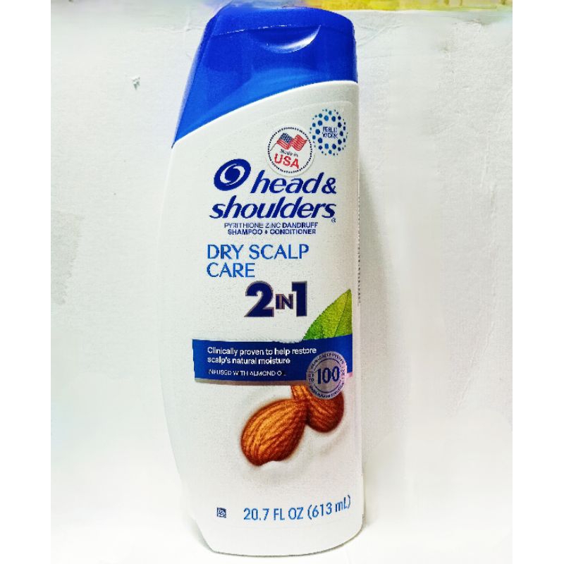 Dầu Gội và Xã Head Hạnh Nhân 2in1 613ml