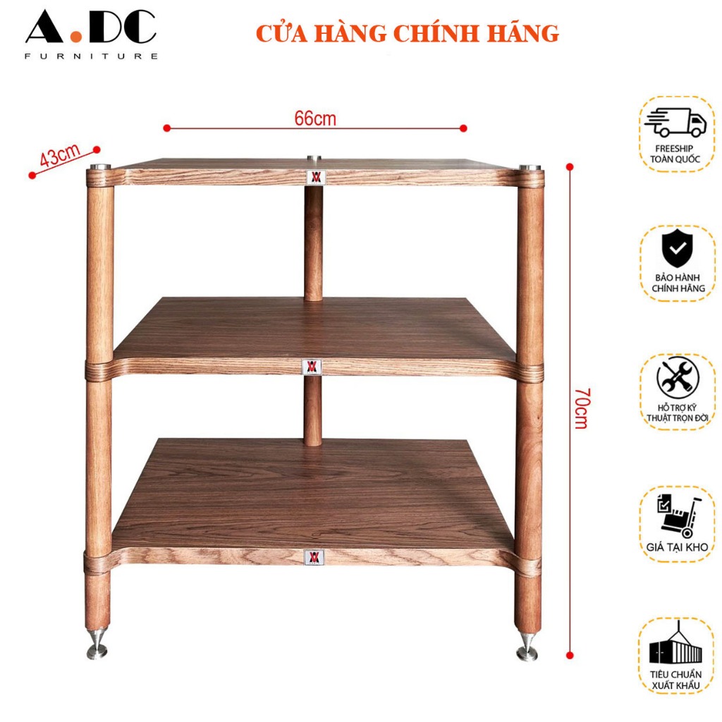 Kệ Audio gỗ luxury - Kệ Audio