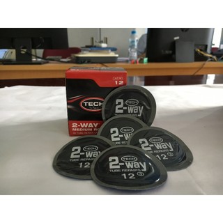 Hộp 30 miếng vá săm ô tô, xe máy Tech 12 (Tròn, 60mm)