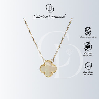 Dây chuyền nữ Caterina Diamond Dual Lucky Four Leaves Necklace Gold 6403WH