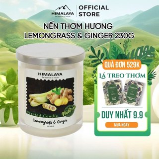 Nến thơm Himalaya hương Lemongrass & Ginger 230g