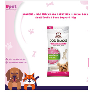 Bánh thưởng - Xương gặm - Đồ ăn vặt dành cho Chó Vị sữa và Hương Trà Xanh - Thương Hiệu HowBone - Dog Snacks