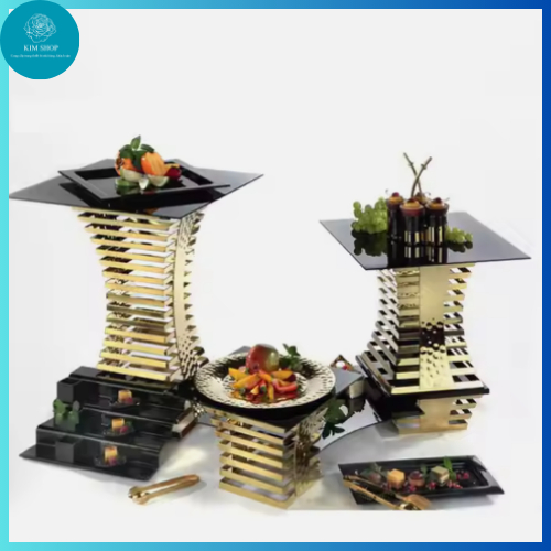 CHÂN ĐẾ TRANG TRÍ BUFFET NHIỀU TẦNG - ĐỒ DÙNG BUFFET