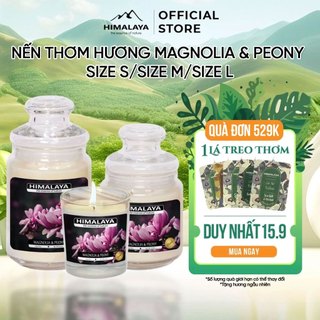 Nến thơm Himalaya hương Magnolia & Peony size S/size M/size L