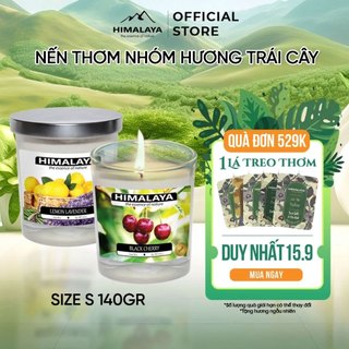 Nến thơm Himalaya nhóm hương trái cây 1 bấc 140g
